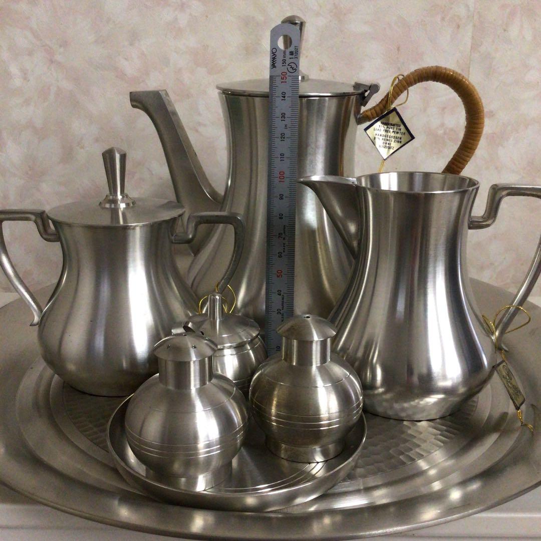 セランゴールピューター　97％　飲茶セット　アンティーク！