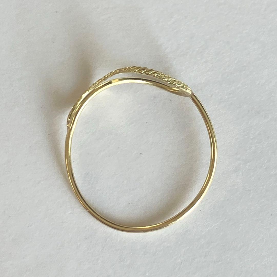 K18 18金　19号　リング　50
