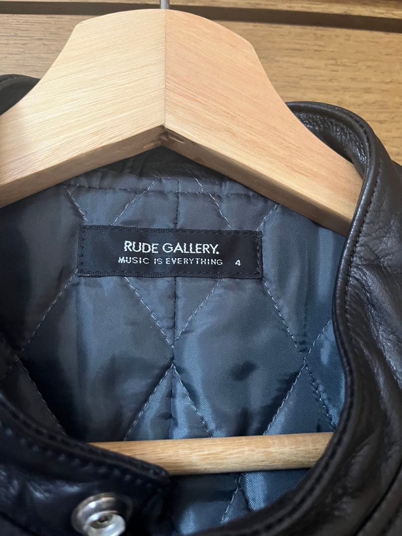 ルードギャラリー　ライダース　レザージャケット　サイズL チバユウスケ　日本製