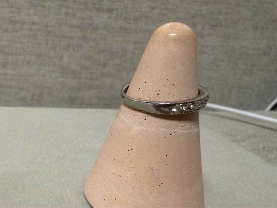 kinoko京セラジュエリー　プラチナハーフエタニティリング