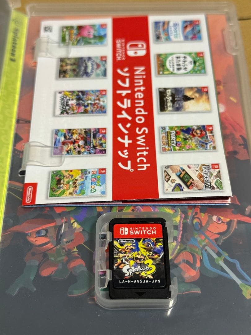 人気ソフト3本セット マリオカートスプラトゥーン3 マイクラ即購入⭕️動作確認済み