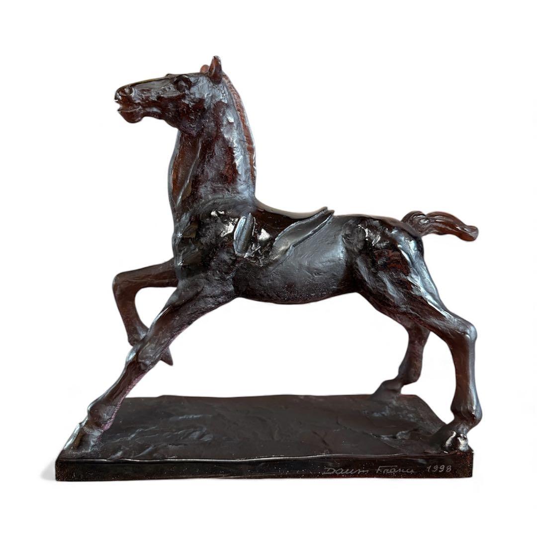 馬 ドームフランス クリスタル ガラス オブジェ 置物 daumfrance