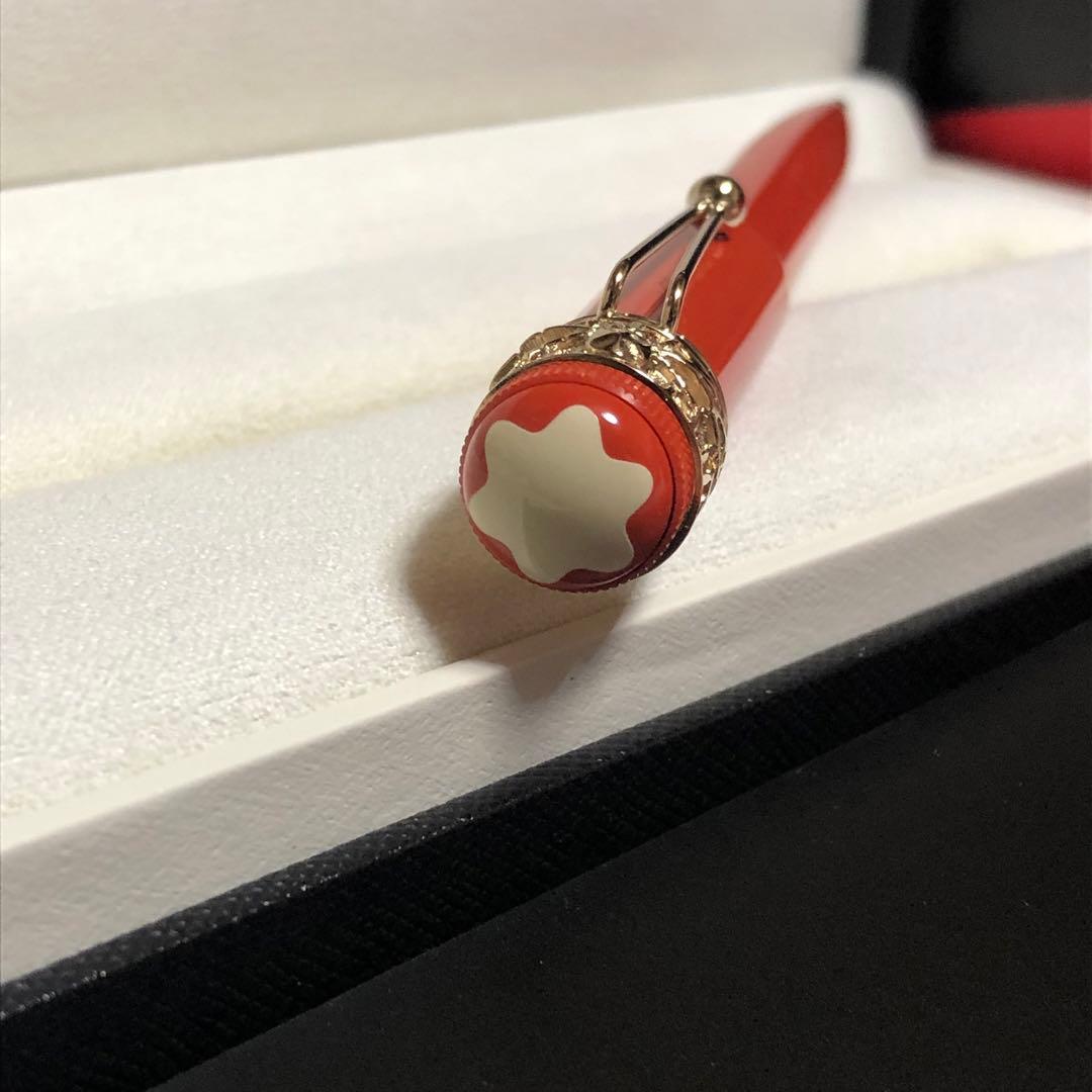 新品未使用 モンブラン ボールペン ヘリテイジコレクション スパイダー コーラル