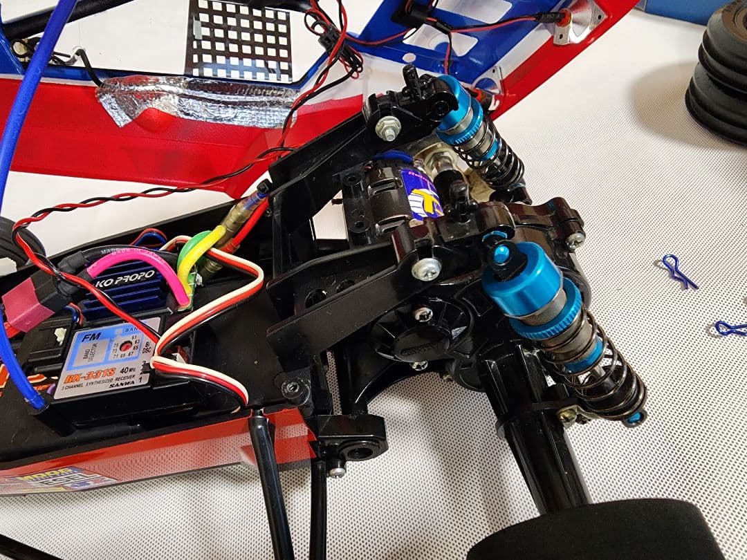 k*u様 タミヤ ホーネットカスタム LED　メカ付きセット新車