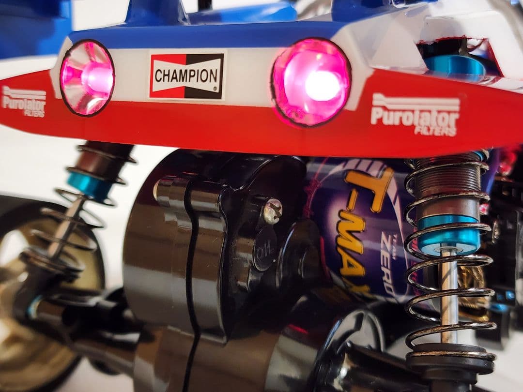 k*u様 タミヤ ホーネットカスタム LED　メカ付きセット新車