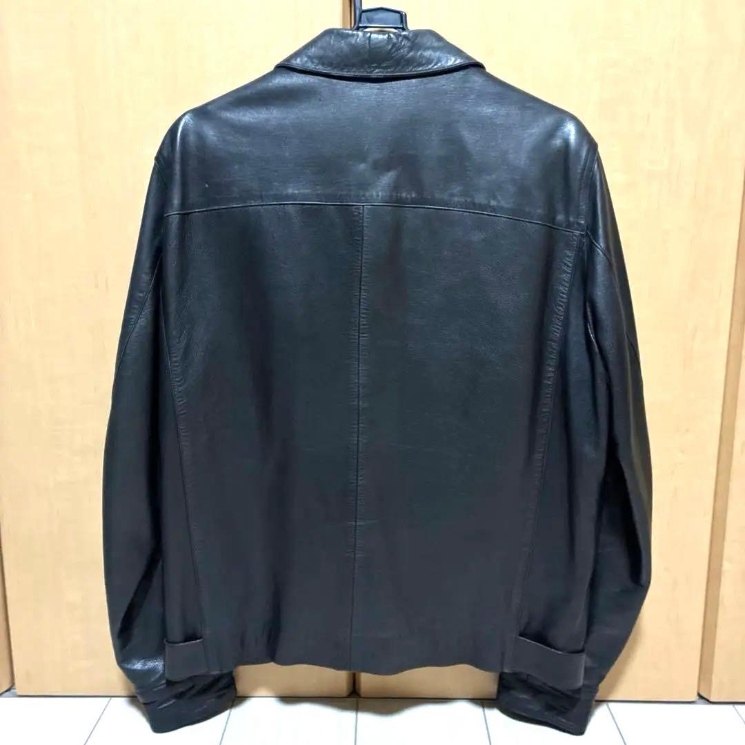 アニエス・ベー・オム LEATHER JACKET サイズ0