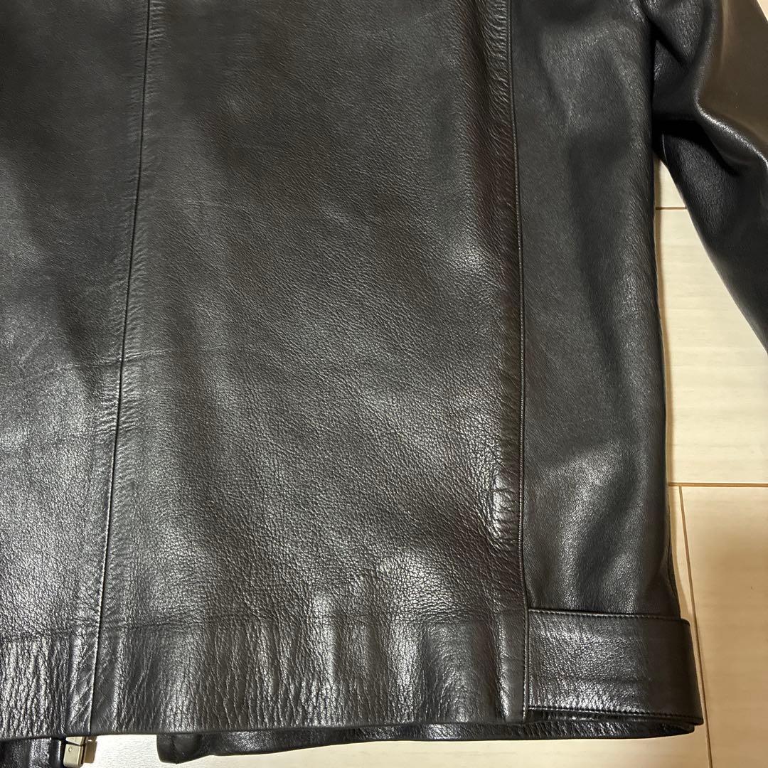 アニエス・ベー・オム LEATHER JACKET サイズ0