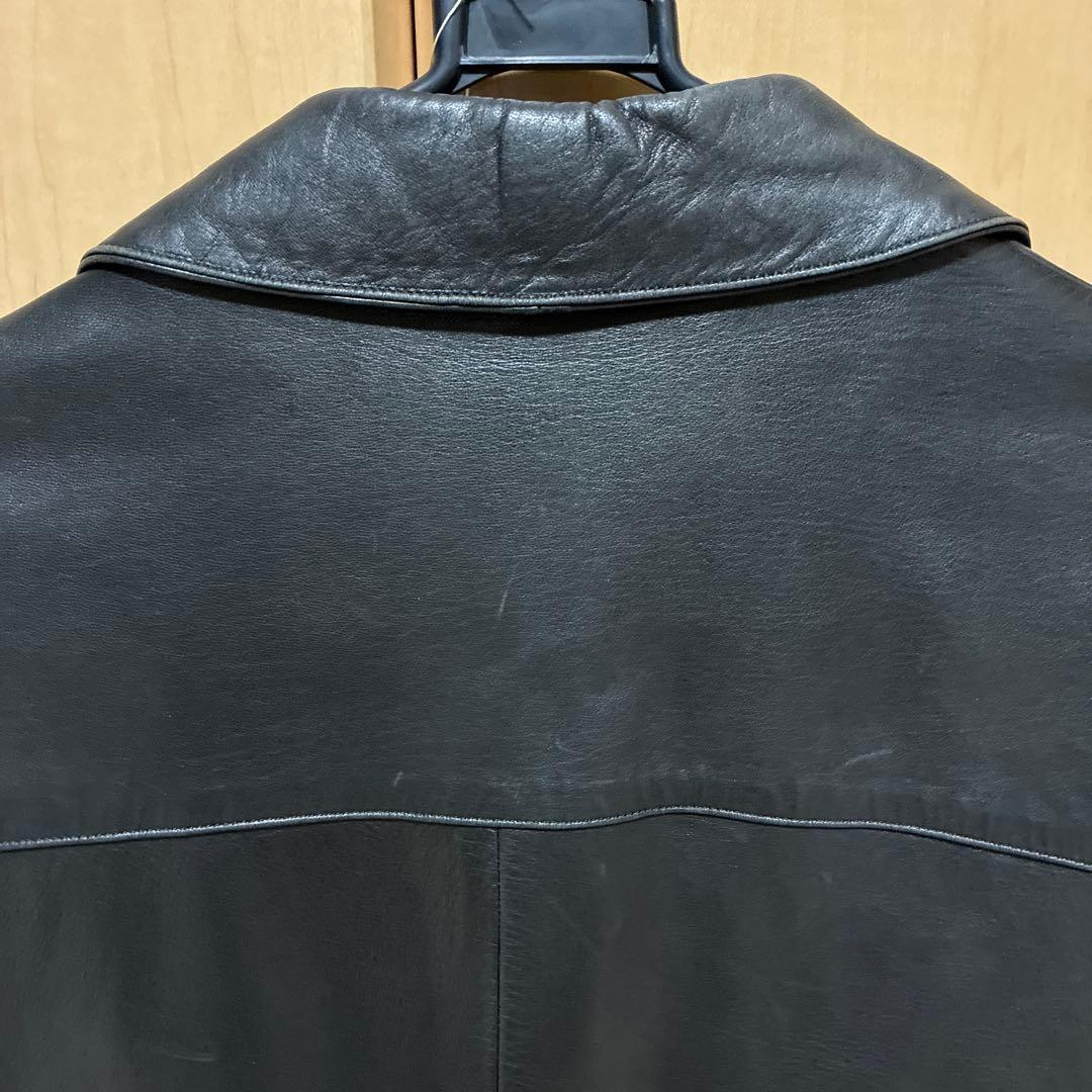 アニエス・ベー・オム LEATHER JACKET サイズ0