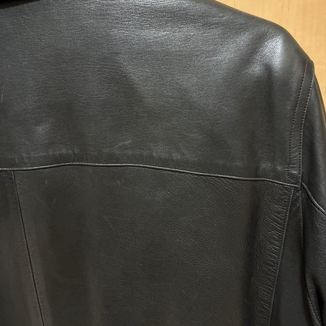 アニエス・ベー・オム LEATHER JACKET サイズ0