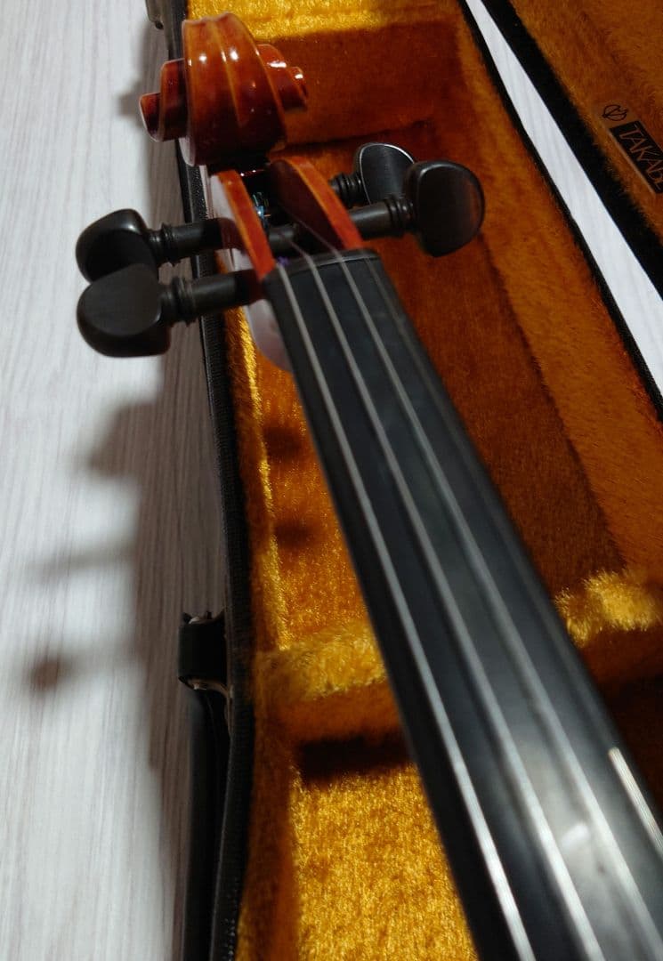 国産 高級 バイオリン 鈴木 No.540 4/4 弓、肩当、松脂 定価22万
