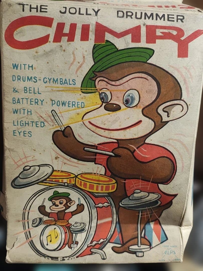 アルプス製のヴィンテージ玩具THE JOLLY DRUMMER CHIMPY