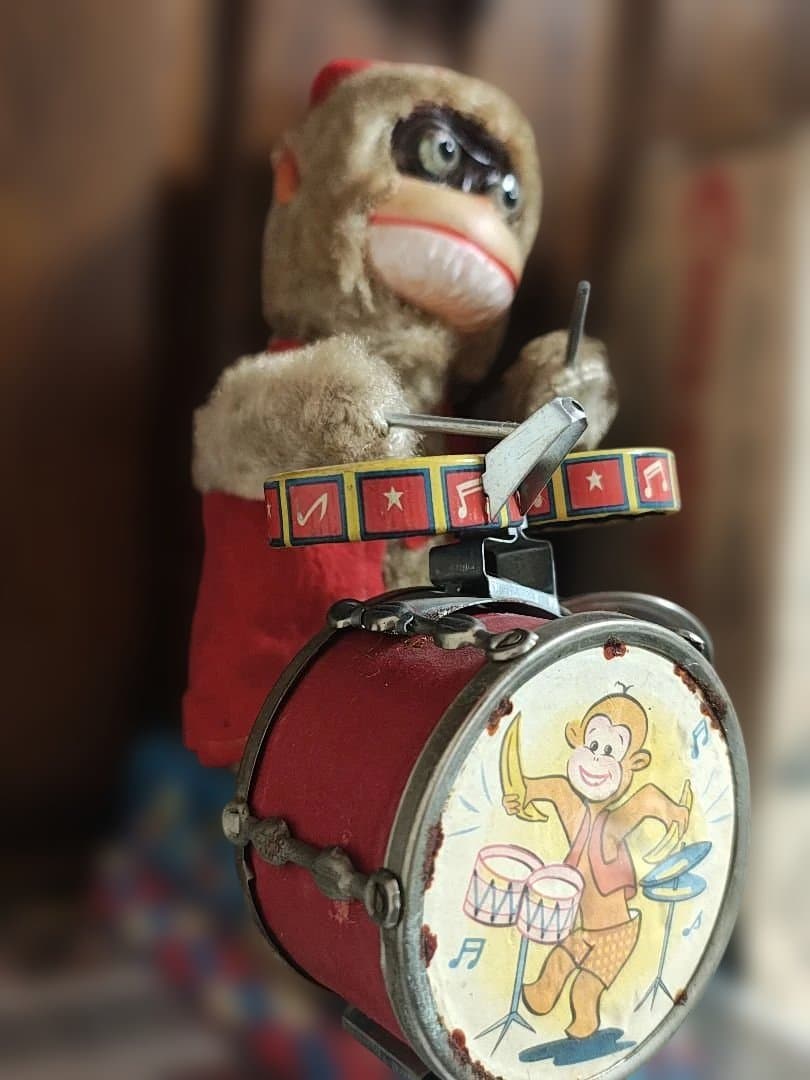 アルプス製のヴィンテージ玩具THE JOLLY DRUMMER CHIMPY