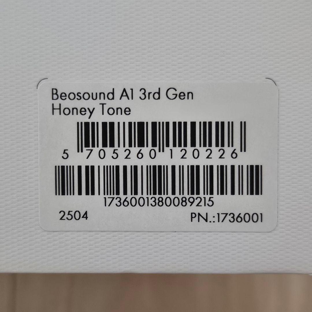 最新☆未開封☆Beosound A1 3rd Gen B＆O ゴールド