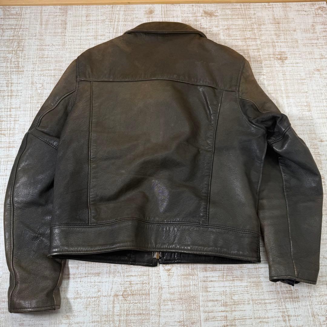 Schott ショットジャケット レザー ジップアップ Mサイズ