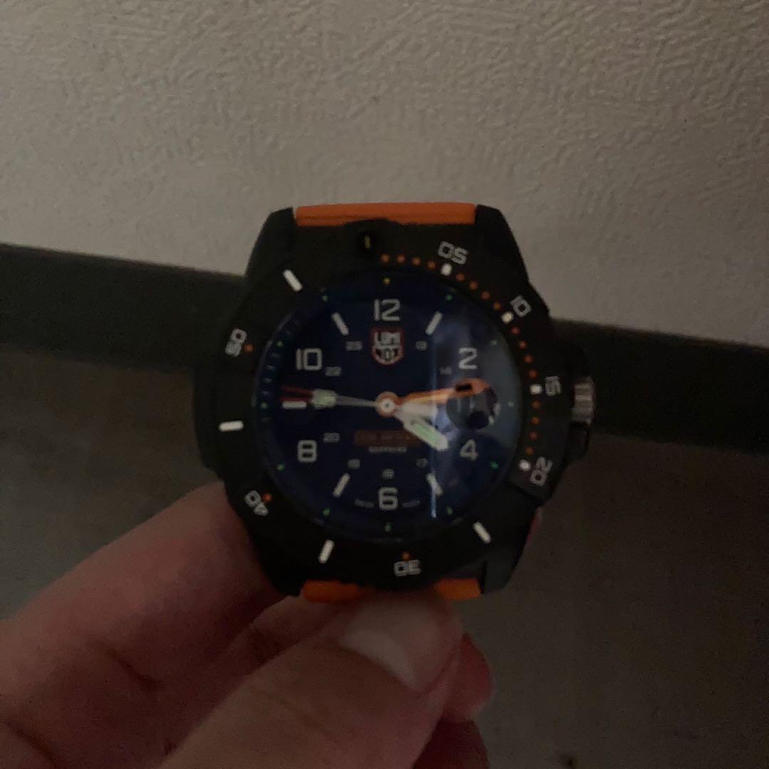 Luminox ルミノックス 稼働 オレンジベルト