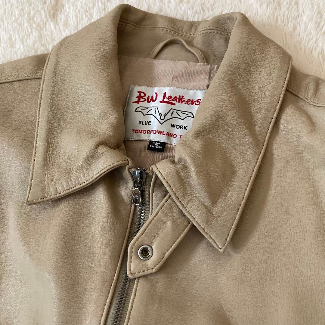 ✨羊革✨ラムレザー トゥモローランド シングルライダース レザージャケット L