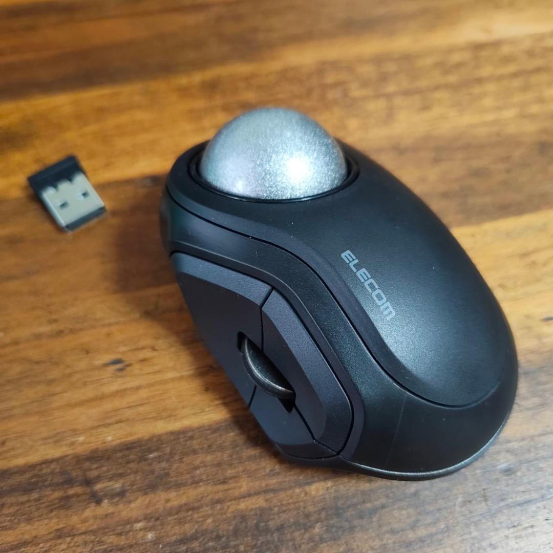 2025年11月新発売エレコムbitraトラックボール[人差し指操作]テスト使用