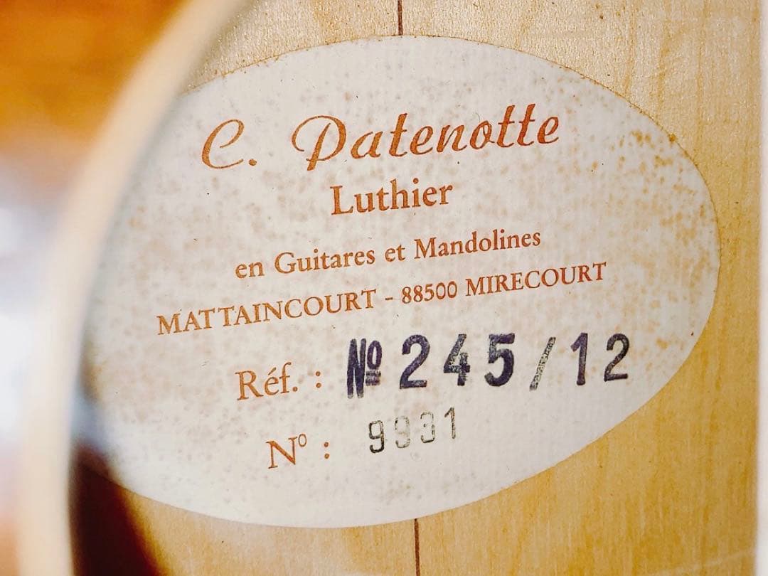 【超希少 メンテ済】L.PATENOTTE Lutheir マンドセロ 12弦