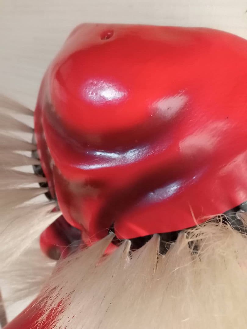 神楽面　伝統工芸　石見神楽　広島神楽　芸北（北広島）天狗(関山)　文化　和紙