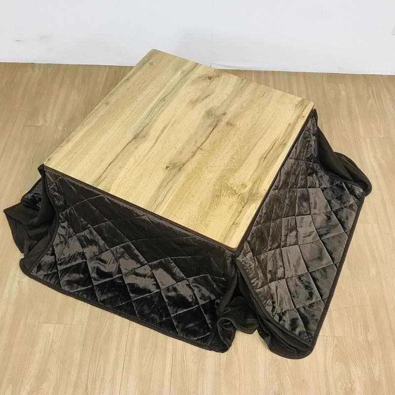 【新品】☆折れ脚布団付きこたつ68☆天板リバーシブル