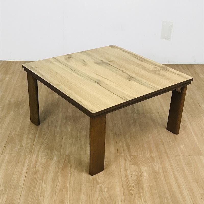 【新品】☆折れ脚布団付きこたつ68☆天板リバーシブル