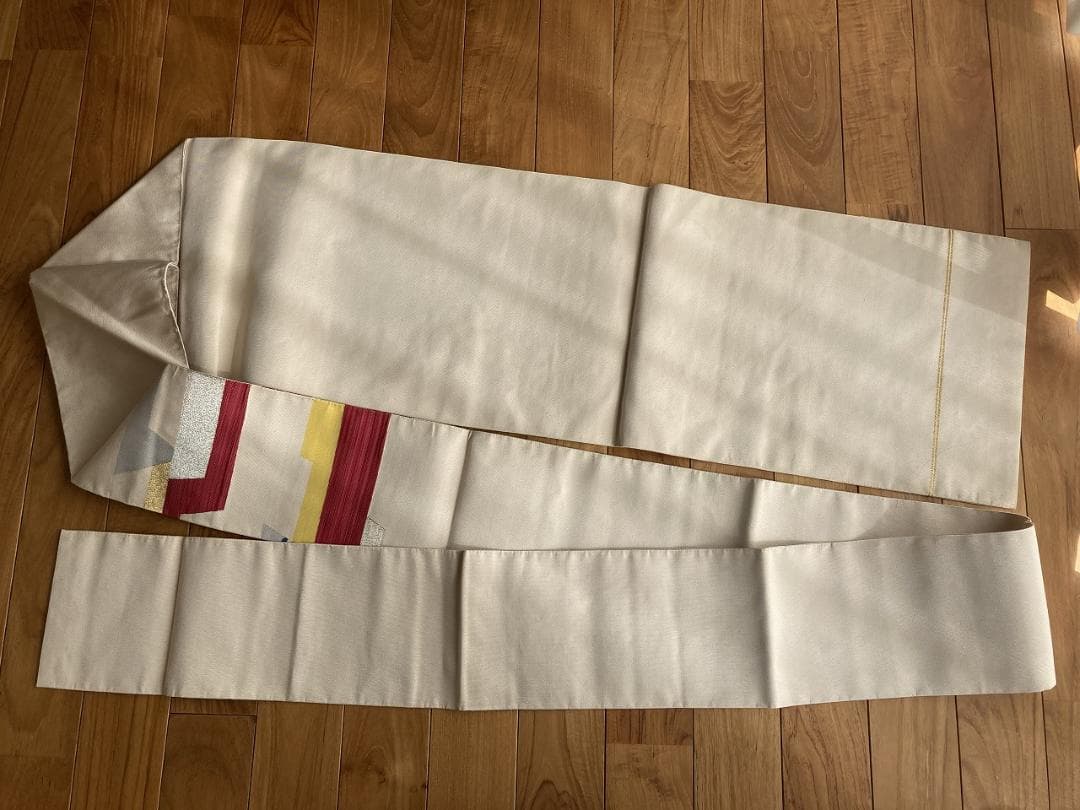 銀座 ちた和 帯 綴れ織り 名古屋帯　送料無料　赤　金　青　グレー