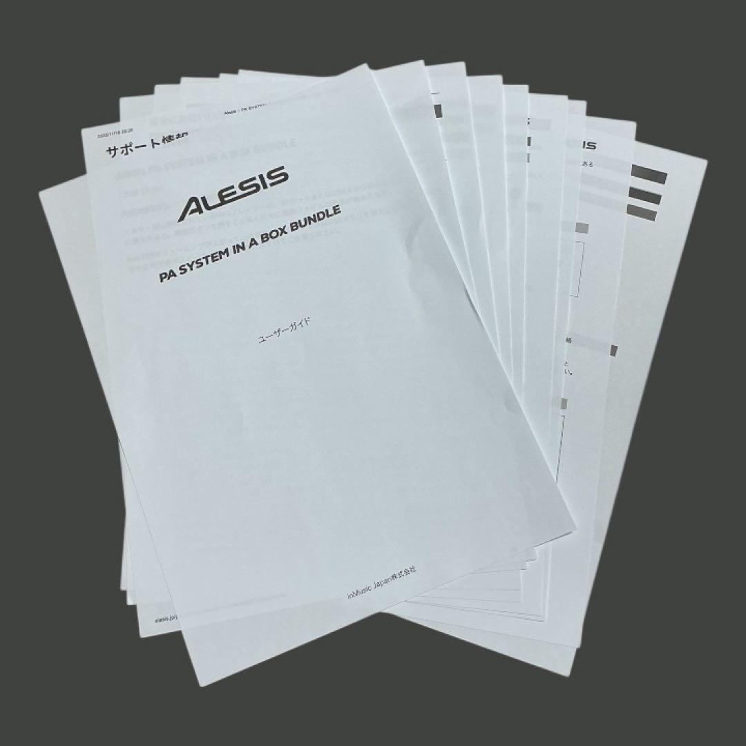 Alesis PA80 パワードミキサー 80W 4ch 動作良好
