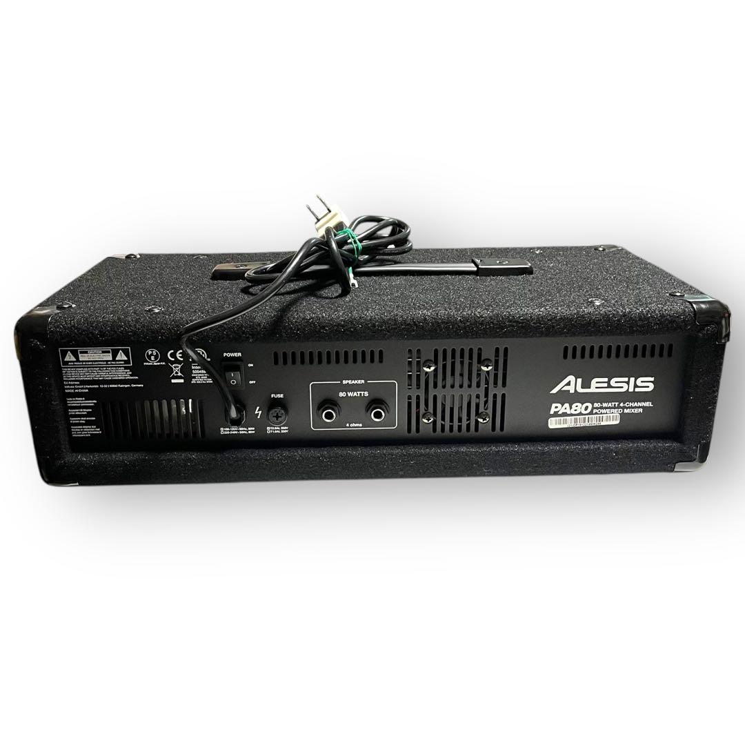 Alesis PA80 パワードミキサー 80W 4ch 動作良好