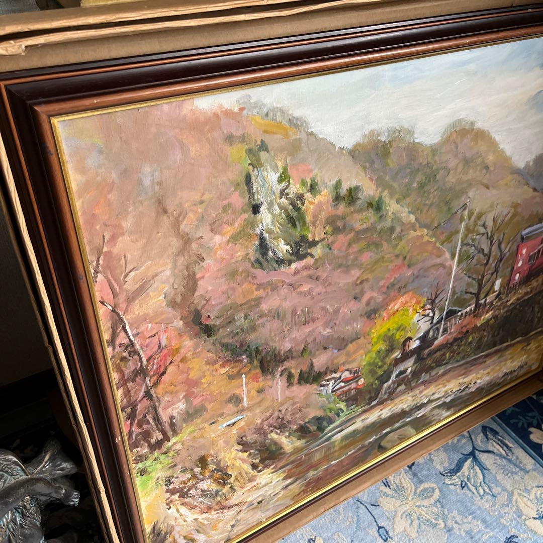 【更に値下げしました】油絵画F30