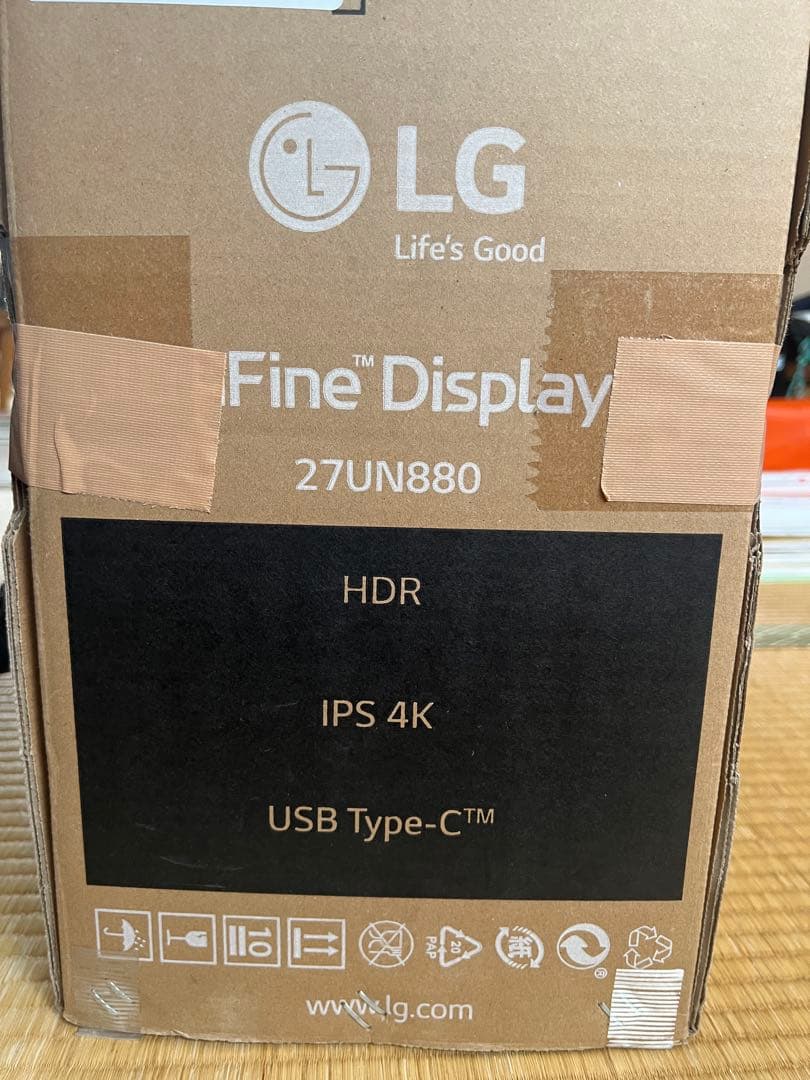 LG エルゴノミクススタンド4Kモニター ディスプレイ 27UN880-B