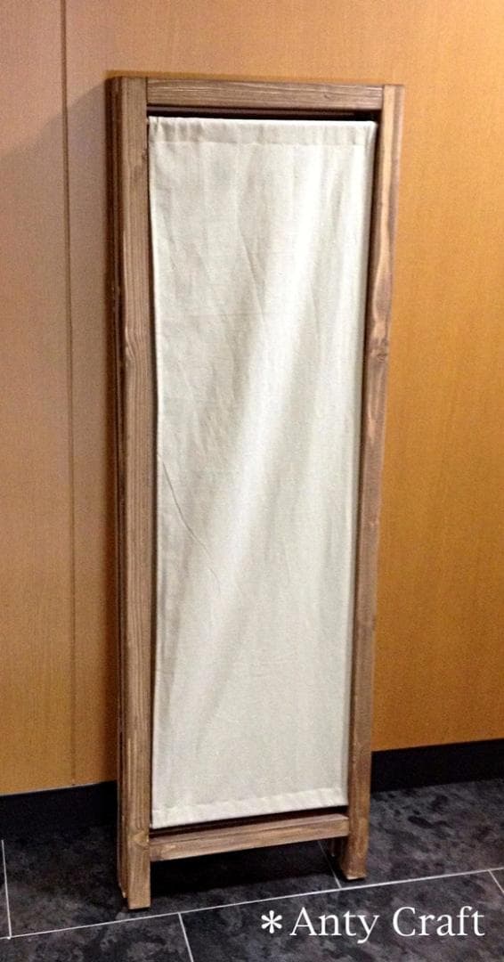 木製パーティション 店舗什器 幅45cm×3面 3つ折りパーテーション 完成品