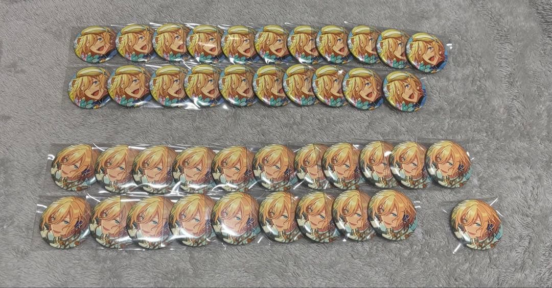 【画像3枚】あんスタ 天祥院英智 缶バッジ コロッタ まとめ売り 72点