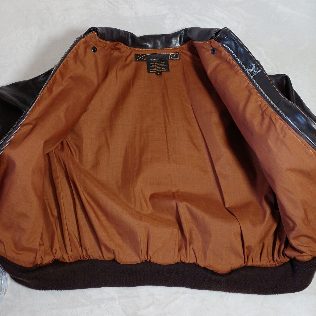 中田商店 モーガンメンフェスベル　A-2 フライトジャケット 焦茶　サイズ40