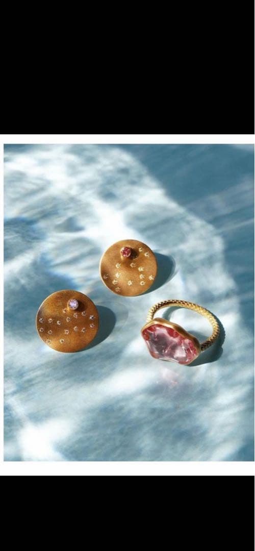 トーカティブ♡リング☺︎モルガナイト♡K18YG♡最終値下げ☺︎