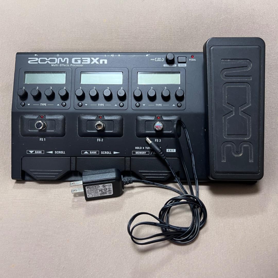 ZOOM G3Xn マルチエフェクター ACアダプター 外箱 セット
