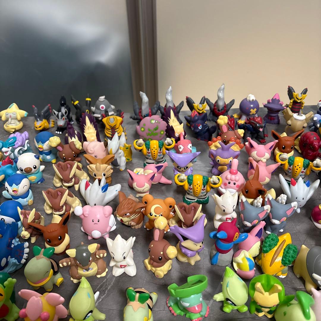 約300匹 ポケモンキッズ　指人形フィギュア　まとめ売り 断捨離 大量 ゆび人形