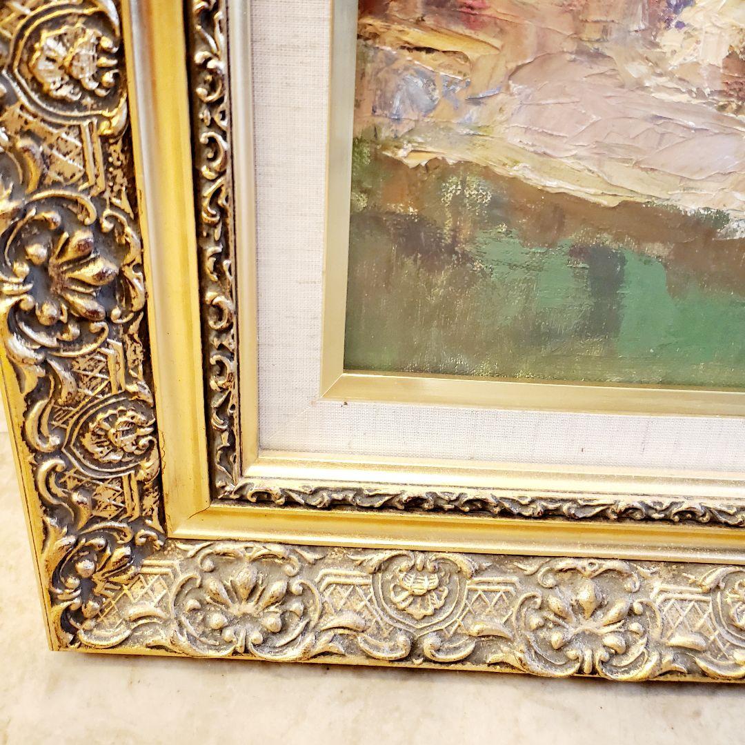 アンティーク　額縁　大きめ　絵画