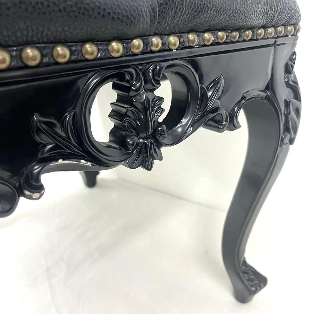 【美品】オットマン アンティーク ロココ