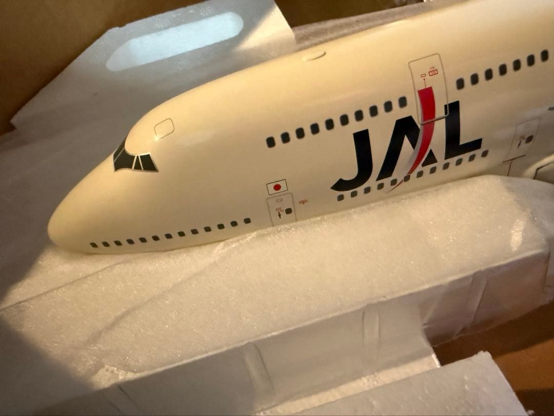 JAL 日本航空 公式販売B747-400 ジャンボ 大型 ディスプレイモデル