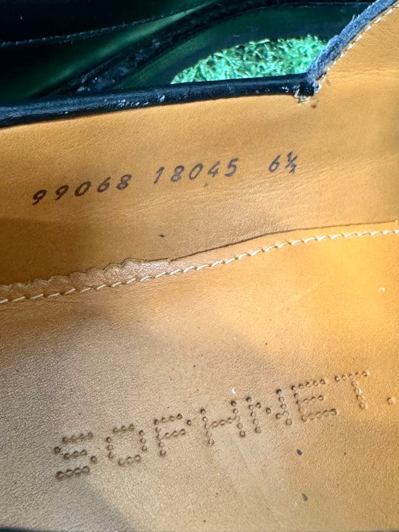 ソフネット　レザー　ボートシューズ