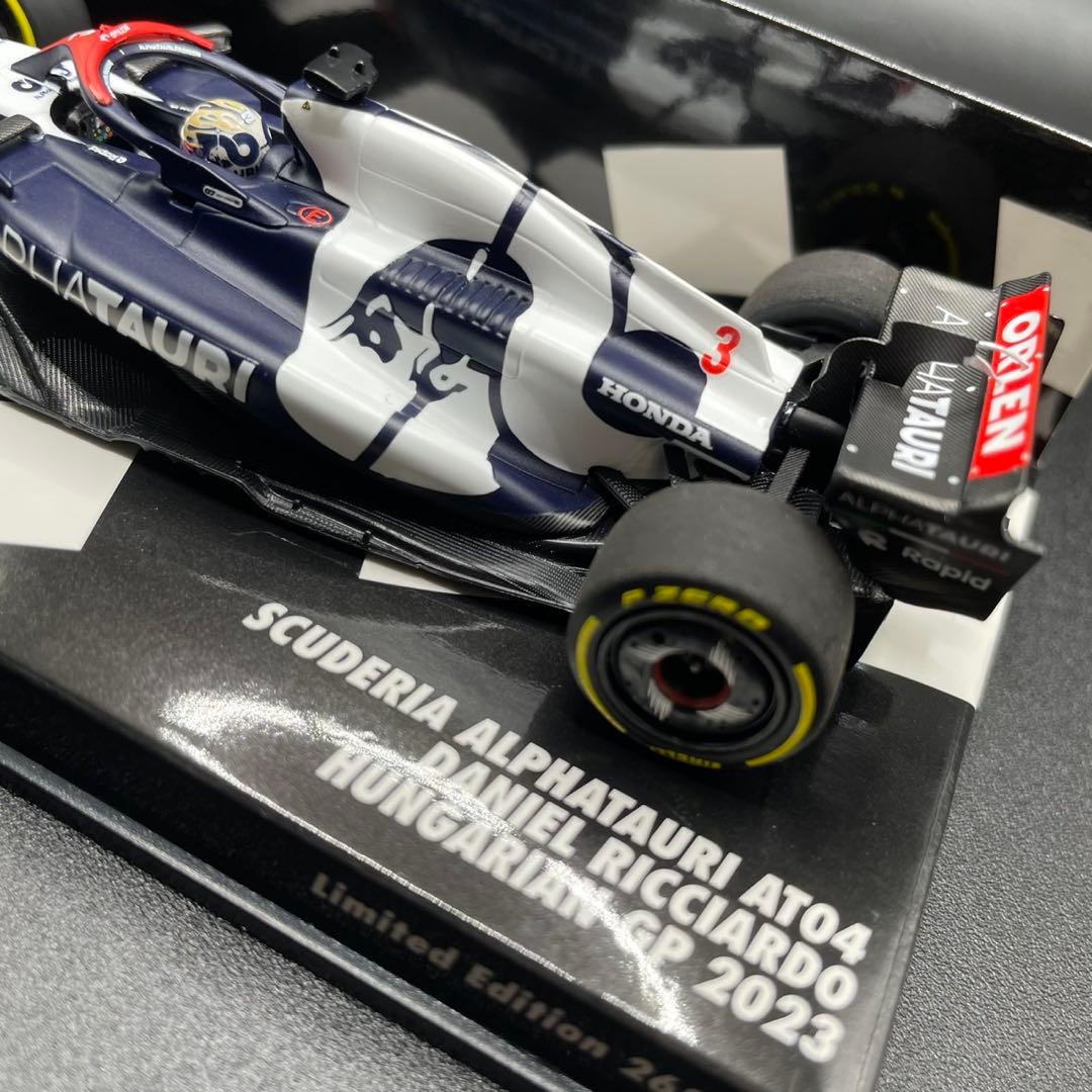 ミニチャンプス 1/43アルファタウリAT04ハンガリーGP 2023Dリカルド