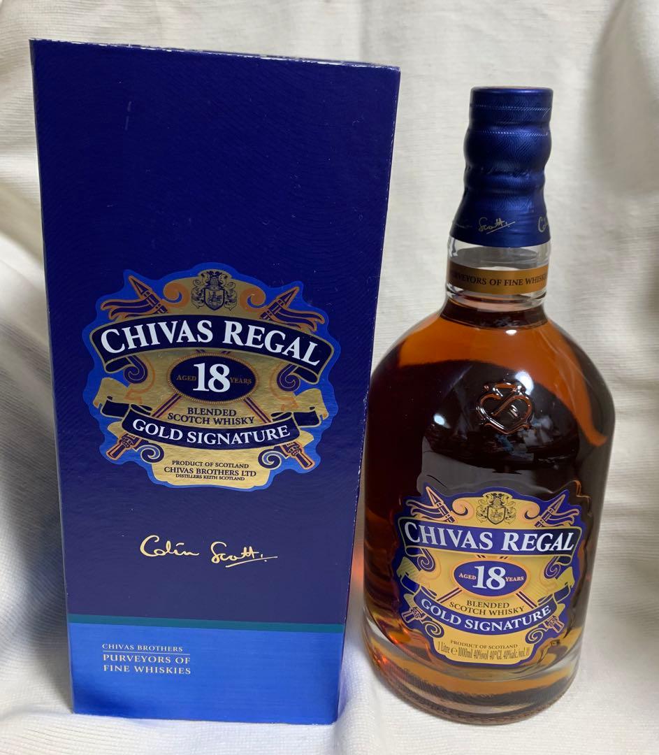 ウイスキー CHIVAS REGAL 18YR GOLD SIGNATURE 1L
