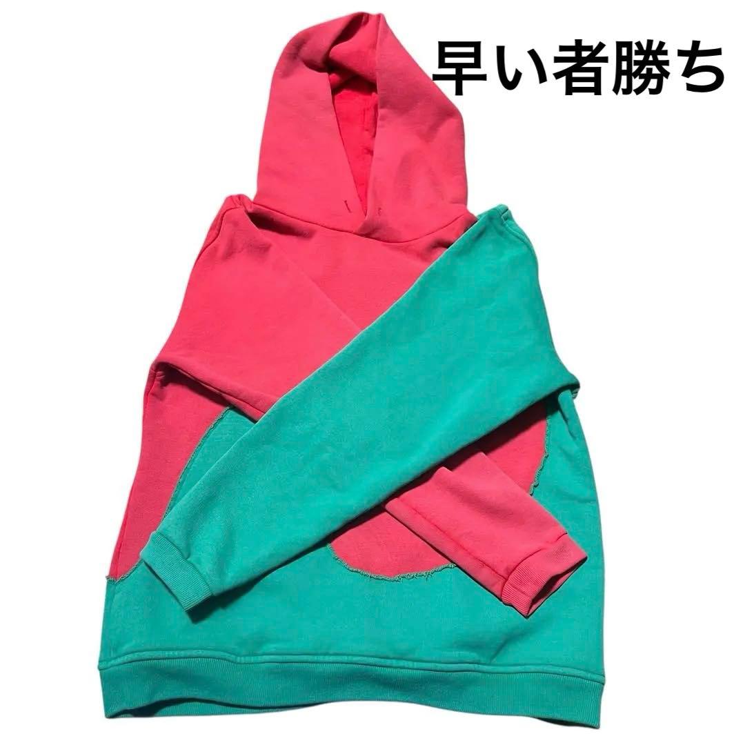 ERL パーカー レッド グリーン RED GREEN