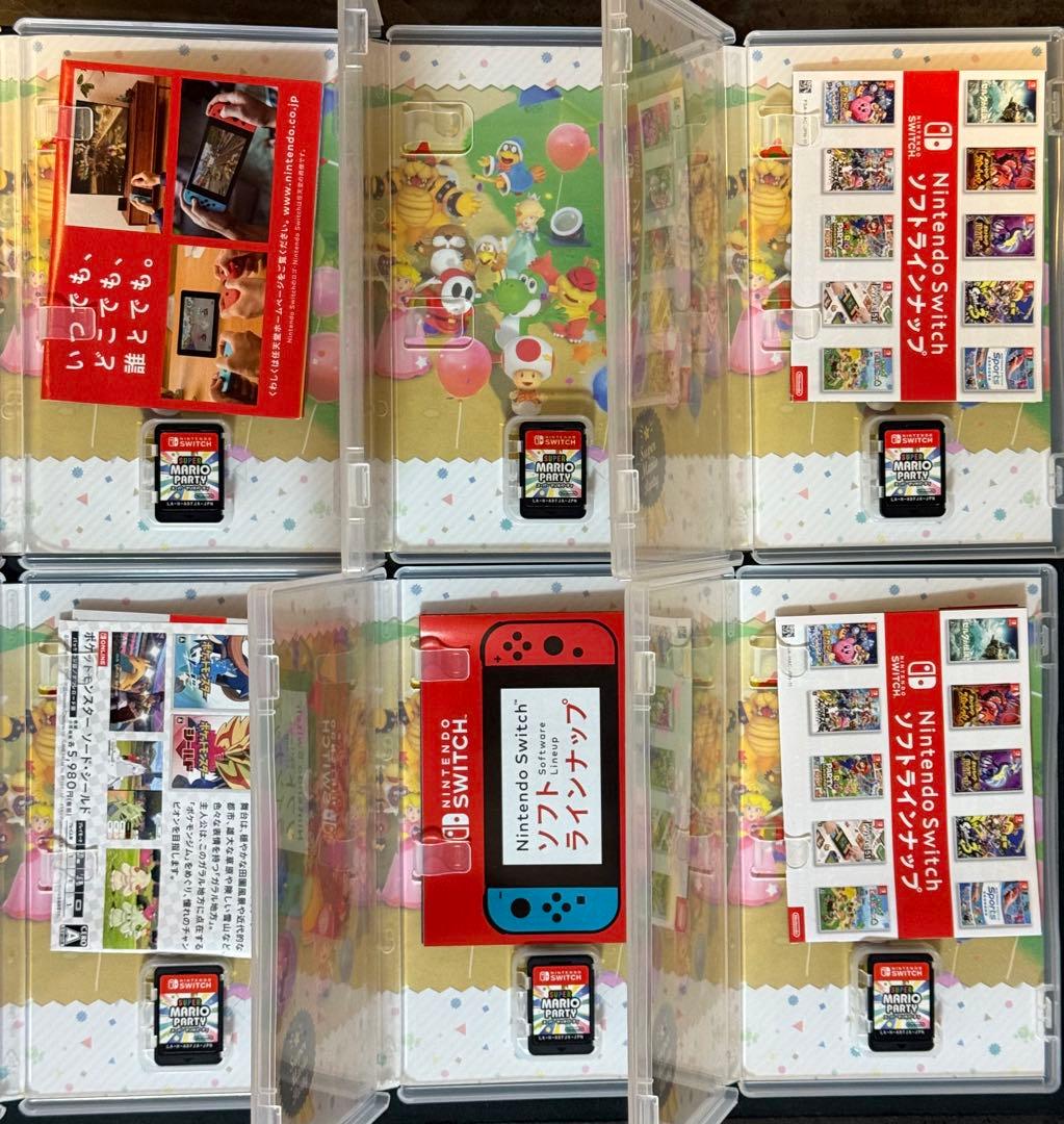 スーパーマリオパーティ Nintendo Switch 6本セット