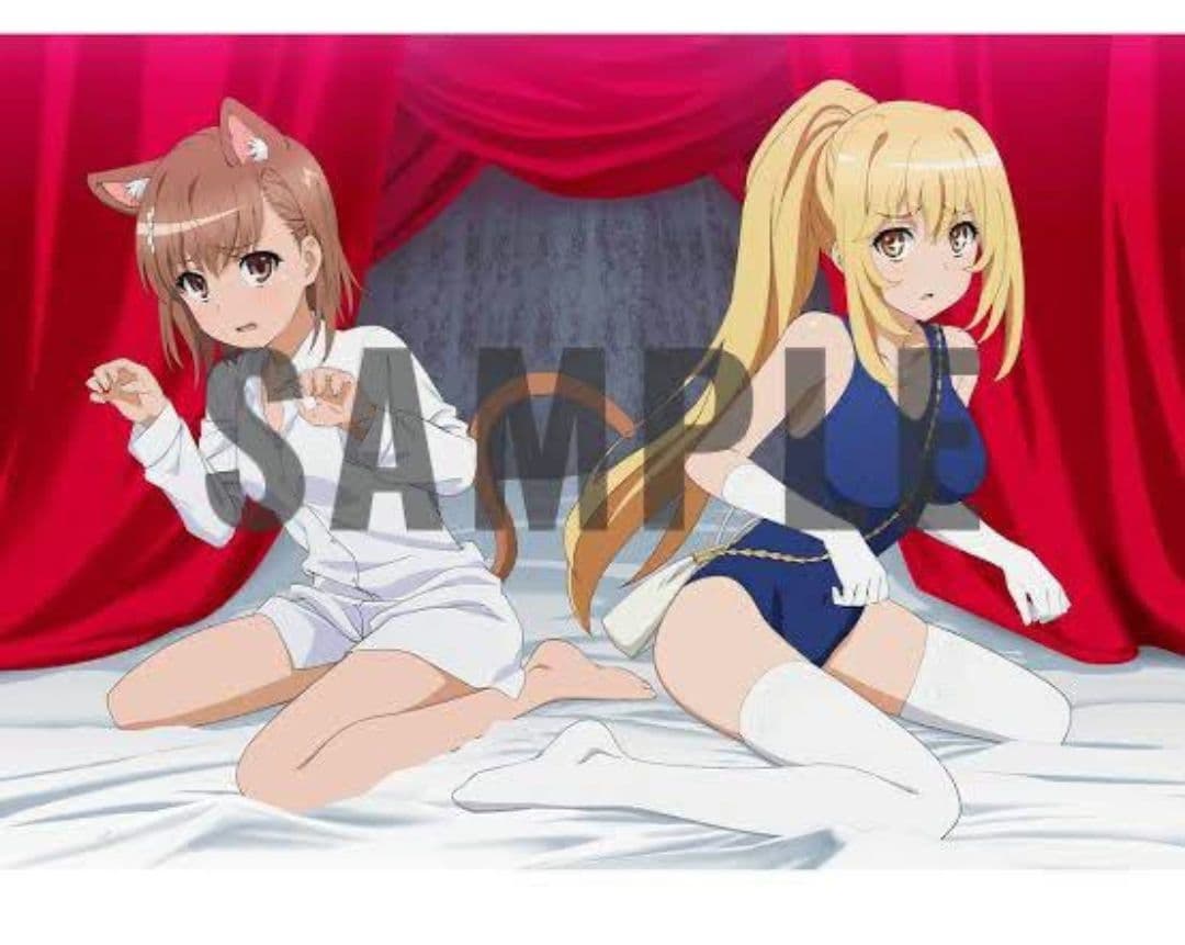 とある科学の超電磁砲T BD全巻購入特典 布ポスター Amazon特典 御坂美琴