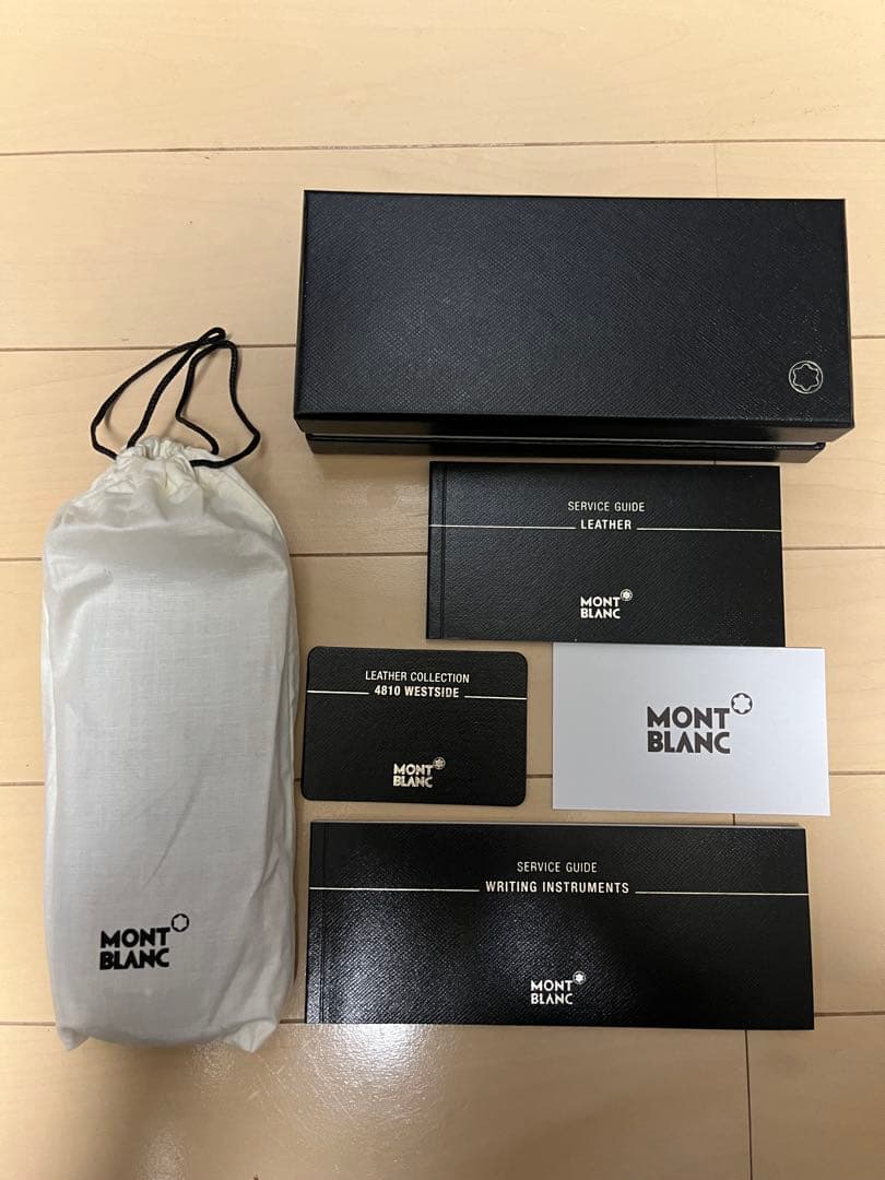 MONT BLANC ブラック レザー ペンケース