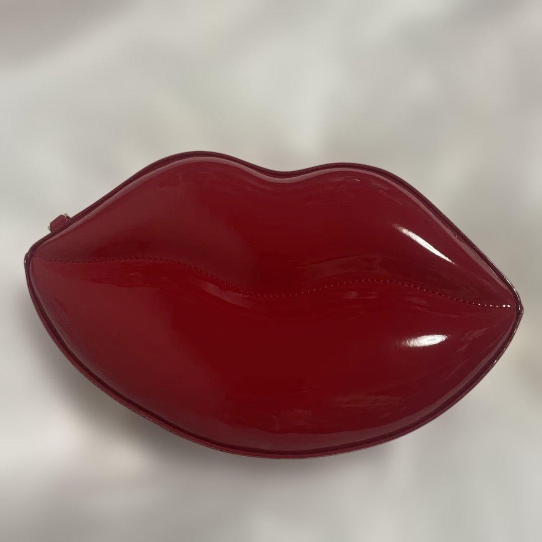 ☆新品☆kate spade 唇型ショルダーバッグ 赤