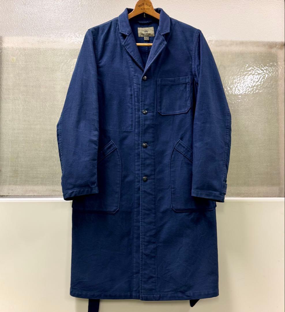 Nigel Cabourn ワーカーズコート-モールスキン 48 インディゴ染め