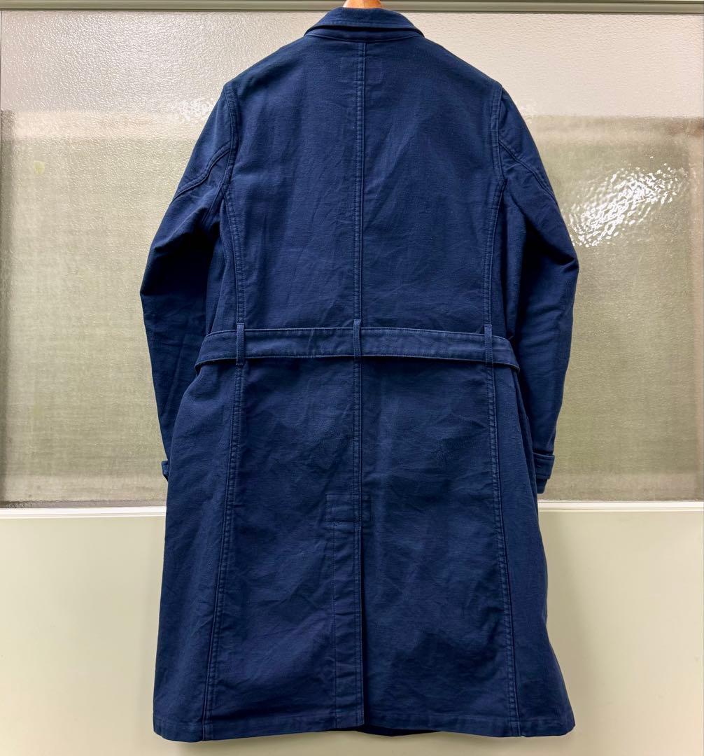 Nigel Cabourn ワーカーズコート-モールスキン 48 インディゴ染め