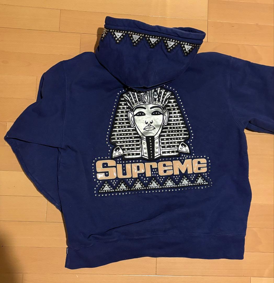 supreme Pharaoh Studded Hooded スタッズ　L